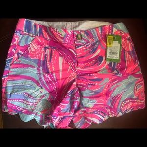 Lilly Pulitzer buttercup shorts -  Oh my Guava size 0